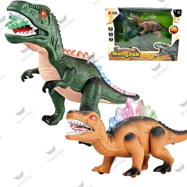 Adventure Force T-Rex with Roaring Sound Effects and Light Up Eyes, Light  Green