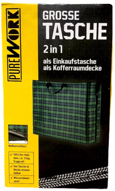 4er SET PURE WORK Auto KFZ Organizer Tasche Ablage Kofferraumdecke Sitzablage 3