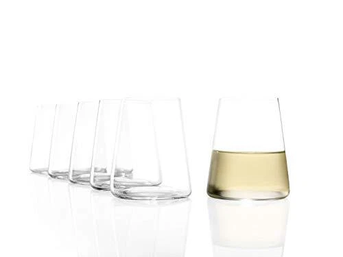 Stölzle Lausitz Power verres à vin sans pied I 380 ml I lot de 6 verres à vin...