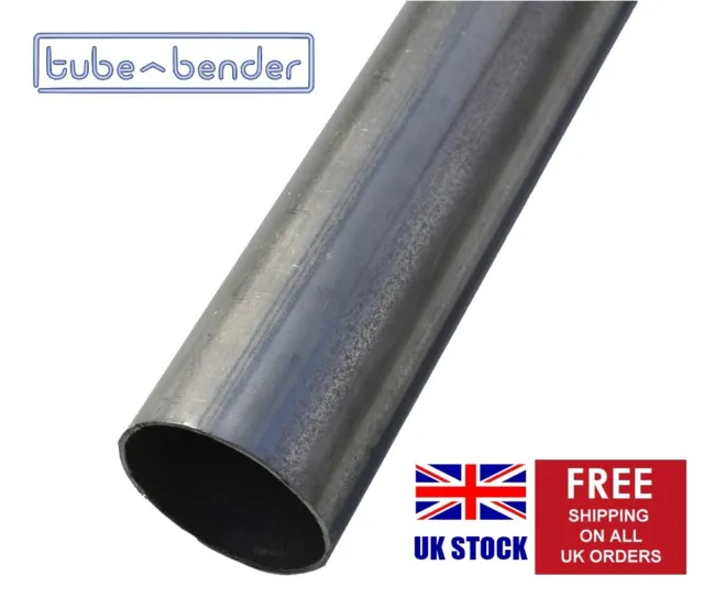 38mm OD (1.5") 1500mm 1.5mm Wall Mild Steel Exhaust Round Tube / Pipe