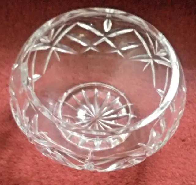 Vintage Cut Glass Footed Posy Bowl/Bon Bon/Sweet Dish