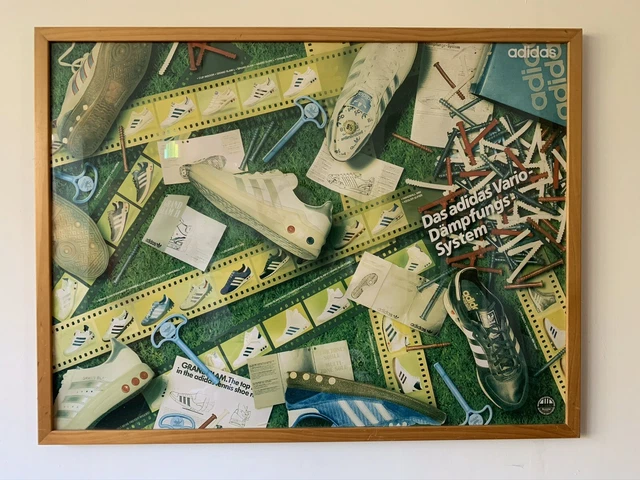 VINTAGE ADIDAS PLUG Series Full Size Poster Spezial Team Gary