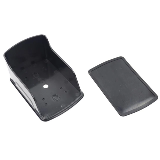 Protección contra la lluvia protección del interruptor cubierta de la máquina expendedora de presencia Black Plastic