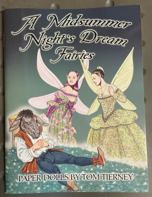 Dover Paper Doll Book Midsummer Night's Dream Shakespeare Fairies Tierney OOP