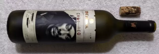 19 Crimes EMPTY Wine Bottle with Cork - SNOOP DOGG label. Cali Red.