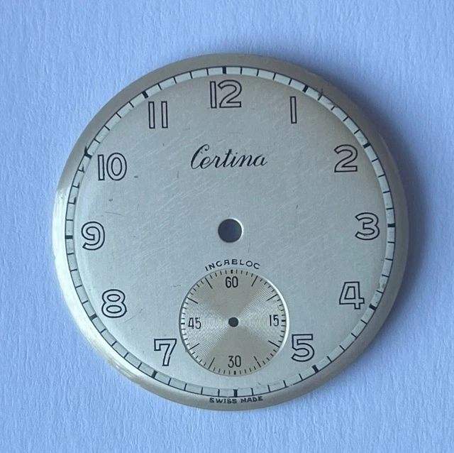 Cadran Neuf Pour Montre LIP - Fond Noir, 32,82 Mm - Grand Format