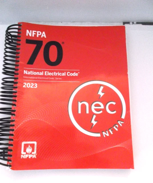 NFPA 70, NATIONAL Electrical Code, 2023 Edition, Spiralbound [Spiral