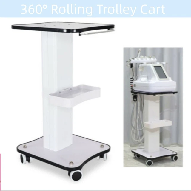 Kosmetikwagen Trolley Rollwagen Salonwagen Gerätetisch Friseursalon Trolley Weiß
