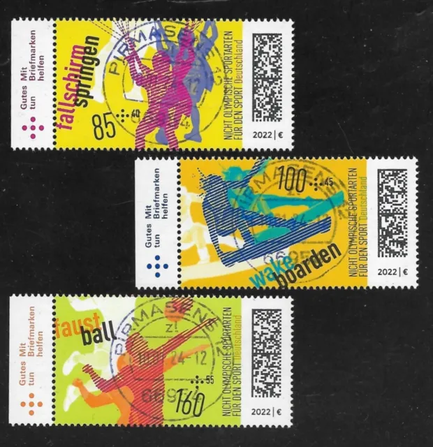 Briefmarken BRD / Bund 2022 Michel-Nr. 3684 und 3686 gestempelt