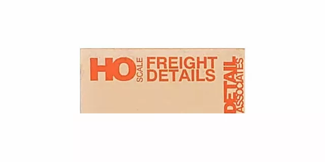 DETAIL ASSOCIATES American HO Scale Freight Etc Detailing Parts - Multi Listing