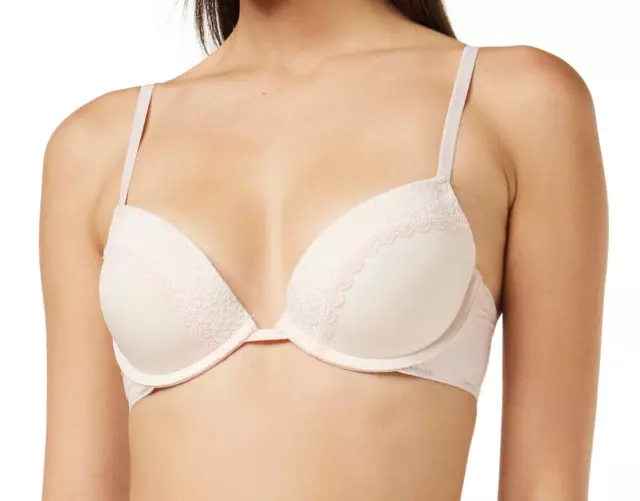 CALVIN KLEIN 32D Underwired Push UP Bra With Removable Pads Black/Grey VGC  £3.99 - PicClick UK