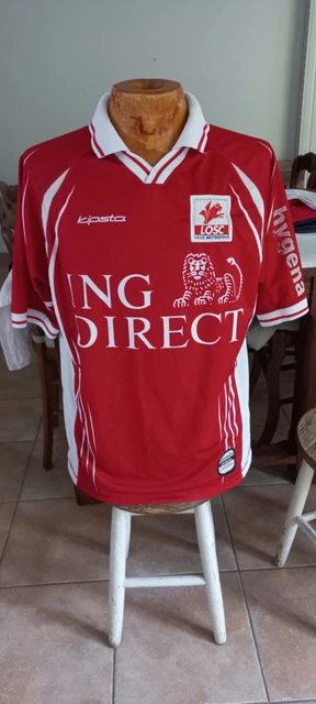 Maillot de l'équipe de foot du LOSC saison 2001/2002, taille 3XL