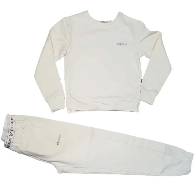 Completo Ragazze Freddy Fr1272 Pantalone E Felpa Cotone