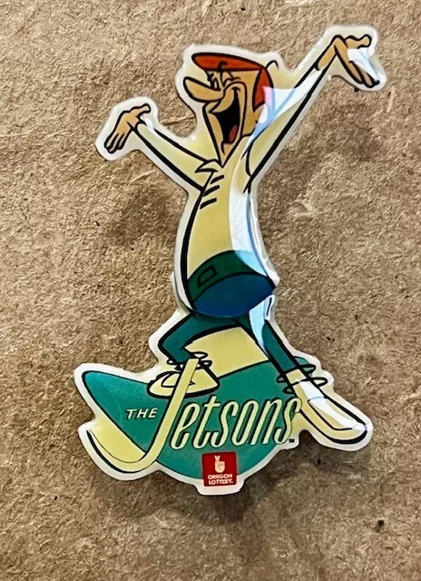 The Jetsons Oregon Lottery Bobble Head Collectible Lapel Hat Pin