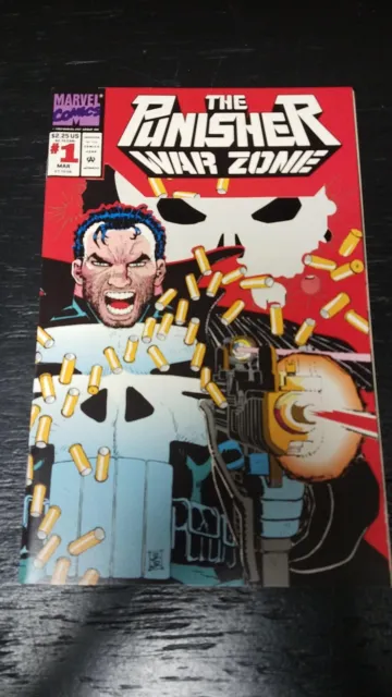 1992 MARVEL COMICS PUNISHER WAR ZONE #1 VF/NM VINTAGE Visit My eBay Store