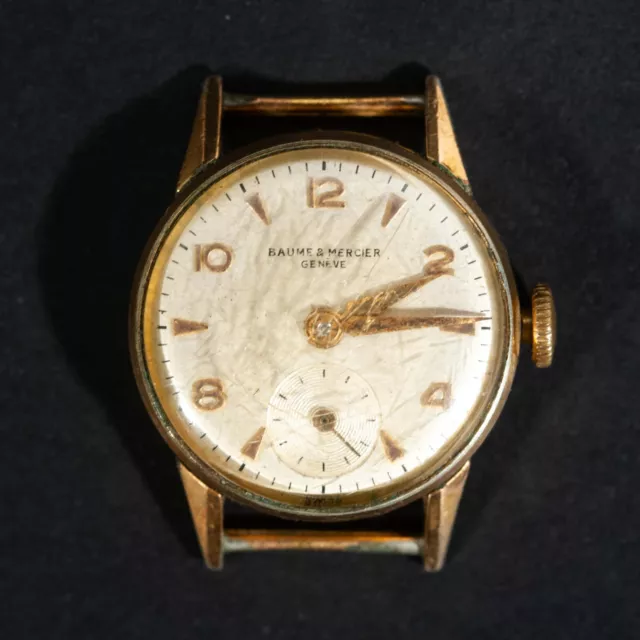 Beaume et Mercier Vintage Swiss watch Dame Lady Gold Plated Need Repair