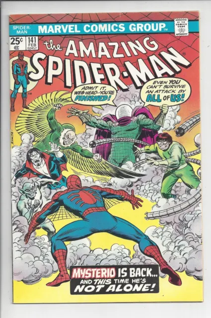 Amazing Spider-Man#141VF(8.0)1975 1st Danny Berkhart as Mysterio! Rouge Gallery