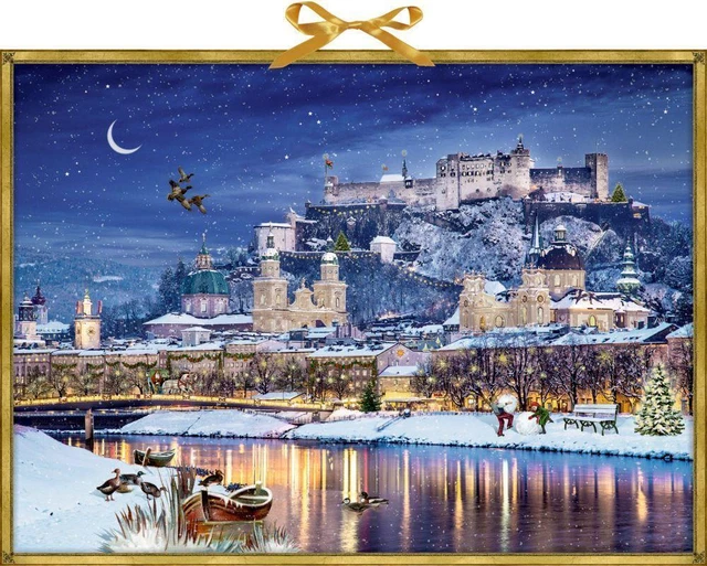 Wandkalender - Winterliches Stadtpanorama Kalender Deutsch Coppenrath