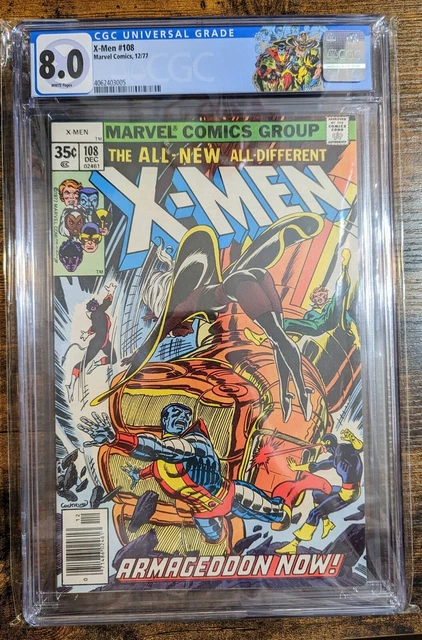 Uncanny X-Men 108 CGC 8.0 Vol 1 White Pages