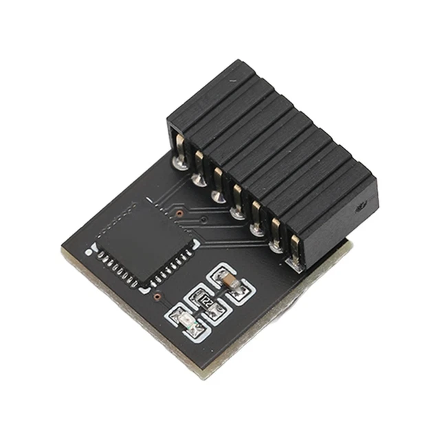 TPM 2.0 Module, 14Pin SPI Secure Storage TPM 2.0 Encryption Security Module R...
