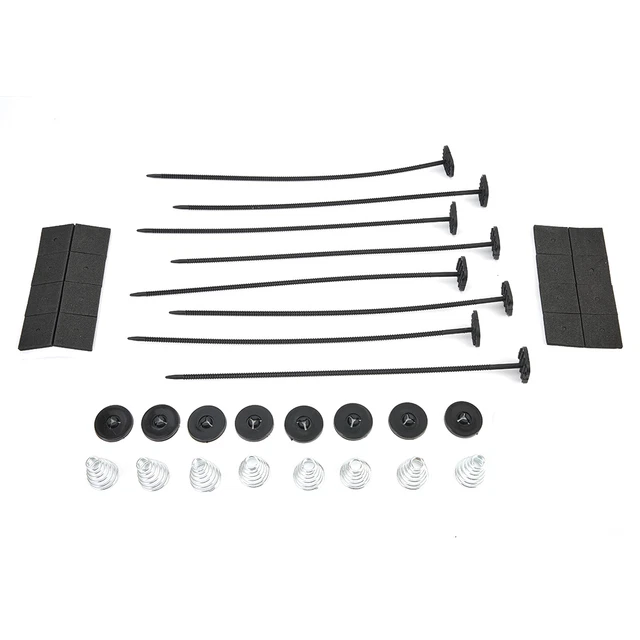 2 Set Car Electric Radiator Fan Mounting Kit Plastic Ties Straps Universal    .