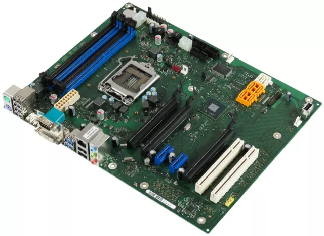 Fujitsu D3167-A11 GS3 LGA1155 4x DDR3 Pcie PCI ATX Carte Mère