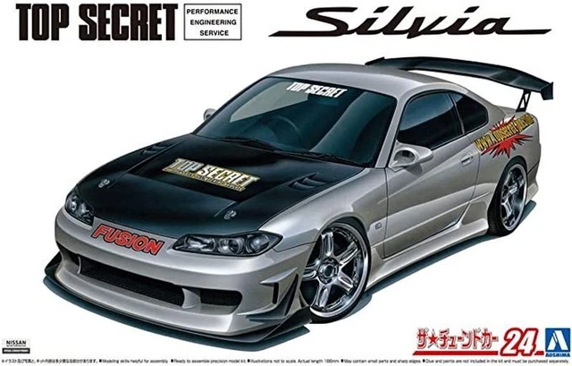 Aoshima 1/24 Scale Model The Tuned Car(24)Kit Top Secret Nissan Silvia S15 200SX