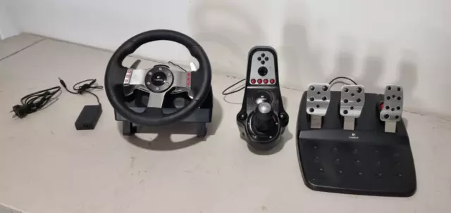 Logitech G27 Racing Steering Wheel & Pedals for PS3/PC etc (No