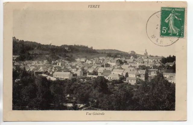 VERZY - Marne - CPA 51 - vue generale 1