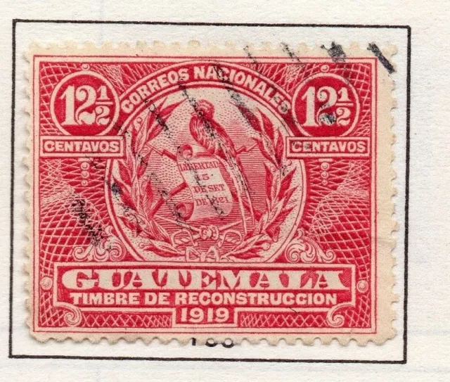 Guatemala 1919 Early Issue Fine Used 12.5c. 139649