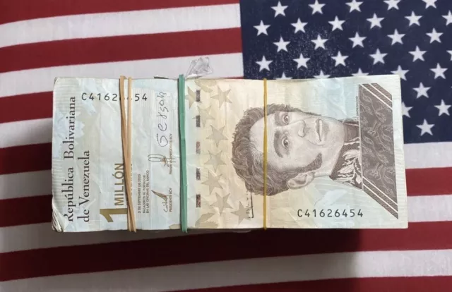 PROMO! USED 250 Pcs Venezuela 1 Million - 1,000,000 Bolivar Sob 2020