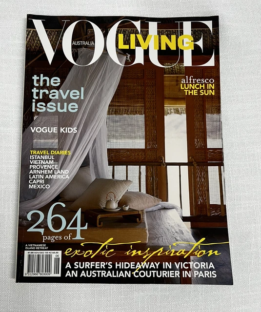 VOGUE LIVING MAGAZINE November/December 2024 Rosie At home