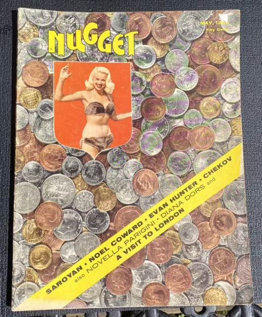 NUGGET Book May 1956 Vol 1 #3 Diana Dors Hot Sexy Photos! 🔥