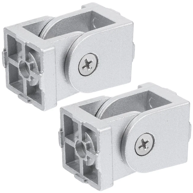 2 Pcs Articulation À Pivot En Alliage De Zinc Charnière Profilé En Aluminium