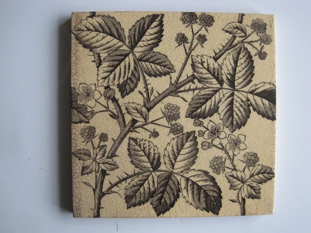 Antique Victorian Transfer Print Aesthetic Tile - Sherwin & Cotton ? Brambles