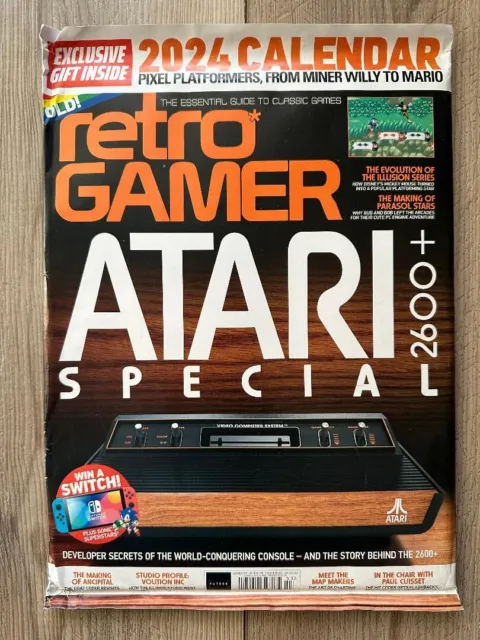 RETRO GAMER Magazine GUIDE Classic GAMES No 253 ATARI SPECIAL + 2024 Calendar