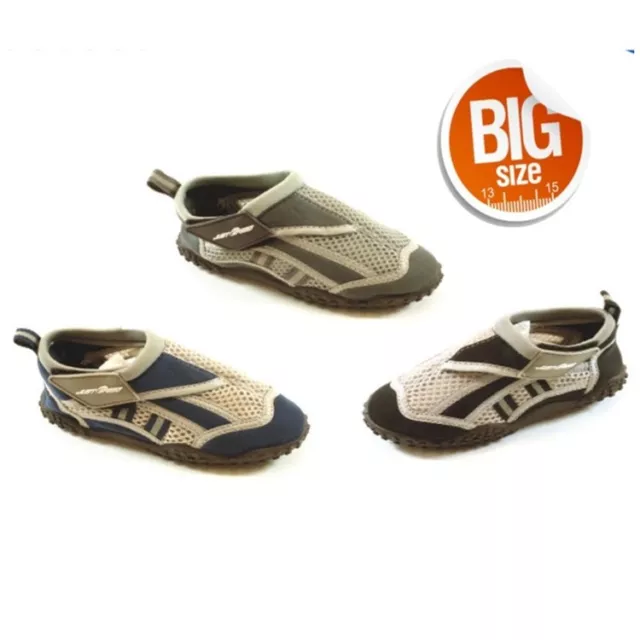 Mens Aqua Shoe Water Shoes Big Sizes Quick Dry Aqua Socks set of 6 Pairs