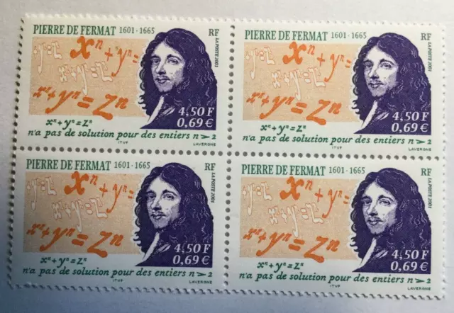 TIMBRES de FRANCE Bloc de 4  N° 3420 NEUF " Pierre de Fermat "