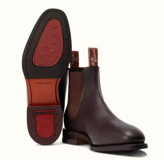 RM WILLIAMS DYNAMIC Flex Craftsman Australian Made Boots Chestnut Size 10.5H 525.00 PicClick AU
