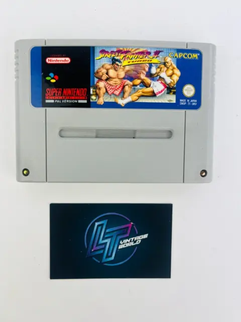 Jeu Super Nintendo - Snes - Street Fighter Ii Turbo - Pal Ukv