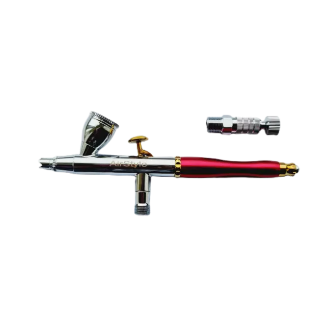 Deluxe aerografo elegante doppia azione AS-003 con ugello 0,20 mm e scollegamento rapido
