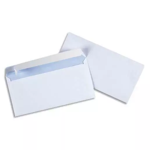 [Ref:269098] 5 ETOILES Boîte de 500 enveloppes DL 110x220mm blanc 75 g