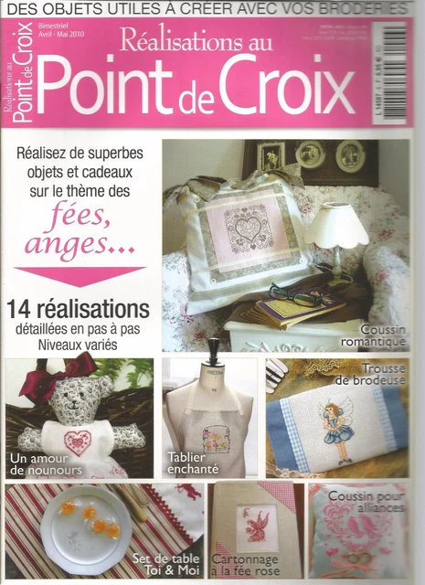Kit Point De Croix RTO "Le Conte De Fées Sur La Lune Volée" - Coussin (oreiller) - Toile Aida 14ct - Neuf