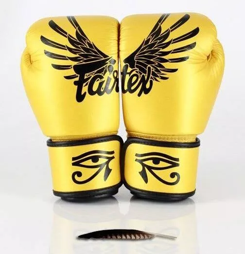 Echte Fairtex New Limited Edition Falcon Boxhandschuhe aus echtem Leder 2