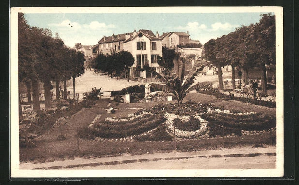 CPA Thiais, Jardin de la Mairie