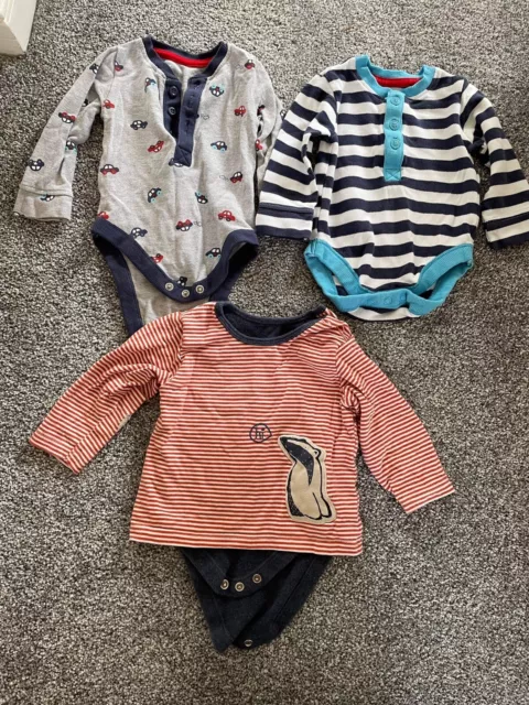 Baby Boy Long Sleeve 3-6 Months Body Suit Baby Clothes Bundle