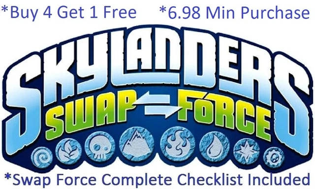 *Skylanders Swap Force Complete UR Set w Checklist*$6.98Minimum*Buy 4=1Free👾