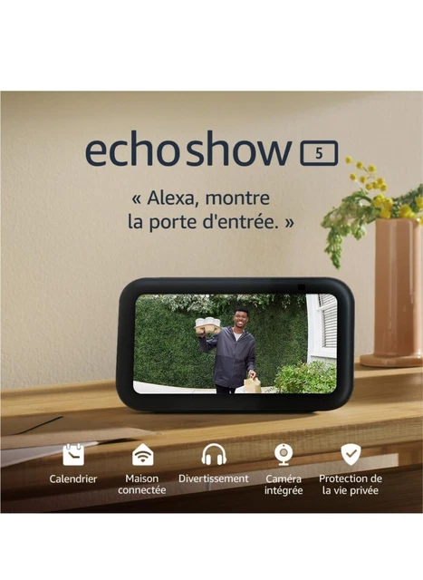 Écran connecté - AMAZON - Echo Show 8 - Écran tactile HD 8,7 - Caméra 13 mégapixels - Wi-Fi - Blanc Glacier - TV Son Photo
