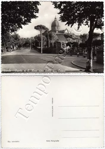 Cartolina di Viterbo, chiesa di Santa Rosa