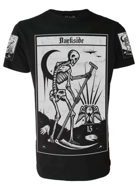 T-shirt homme DEATH TAROT véritable marchandise côté foncé / satanique / wiccan / jupe 2